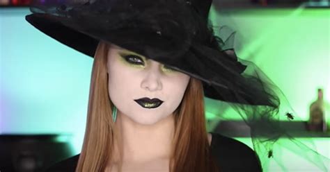 Witch makeup step by step tutorial